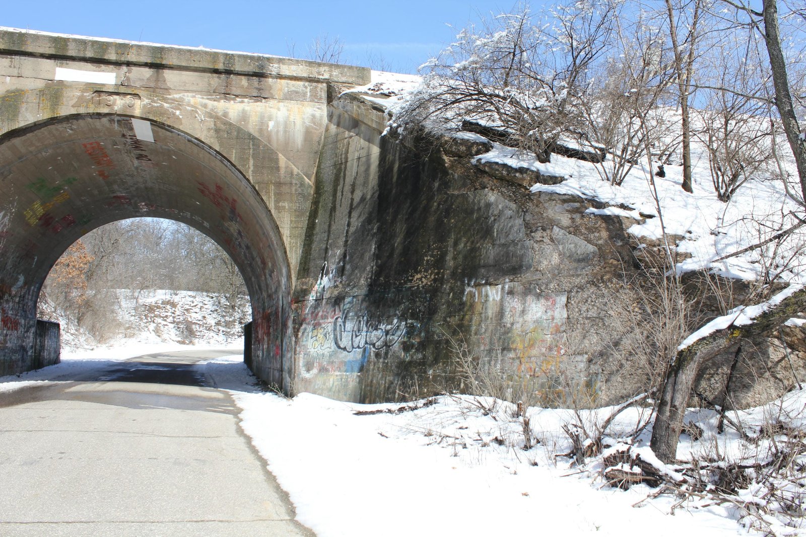 East abutment